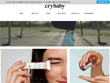 Tablet Screenshot of crybabyproductions.com